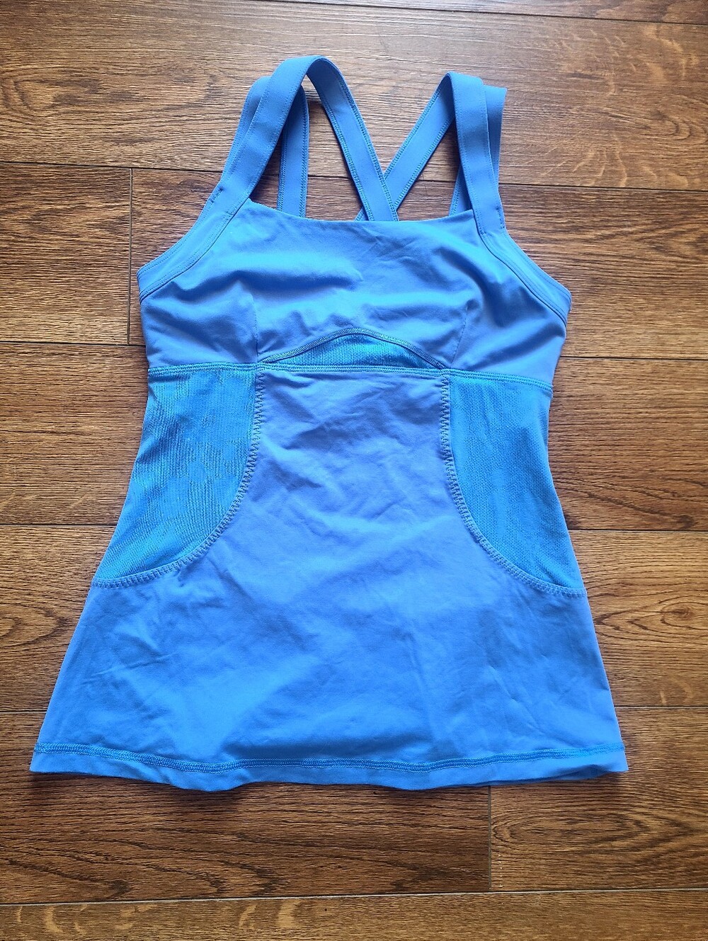Lululemon Chaturanga Tank Top Size 8 Blue